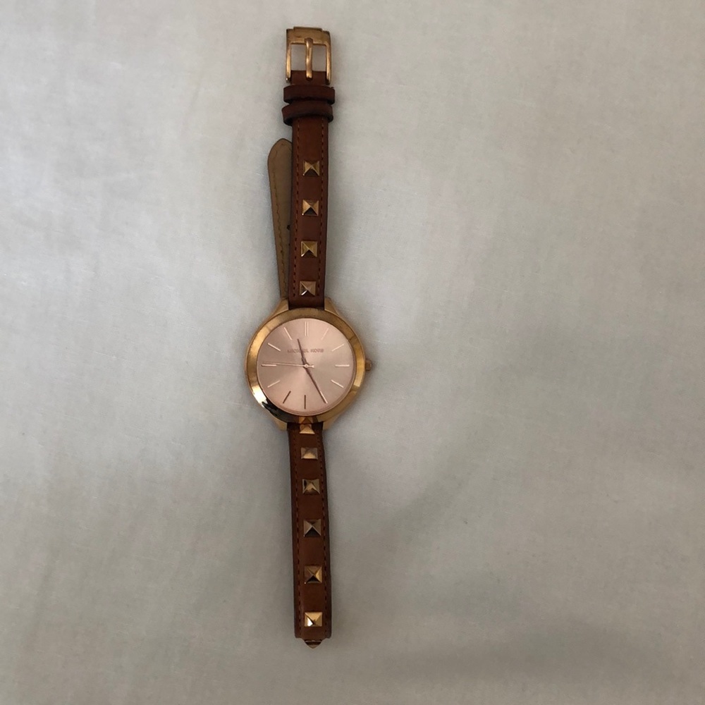 Michael Kors Studded Wrap Around Wrist Watch